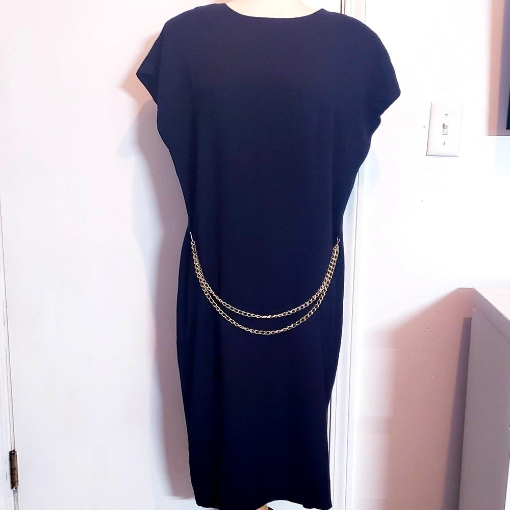 S.L Fashions Beautiful Classic Black Dress